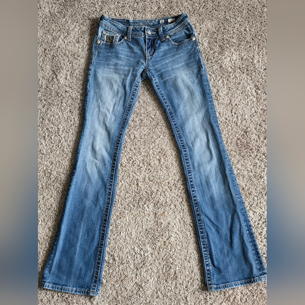 Miss Me Boot Cut Jeans, Size 26